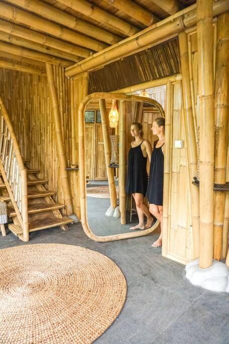 Villa Eco Bamboo Island Bali - Bamboo House #4 Selat Esterno foto