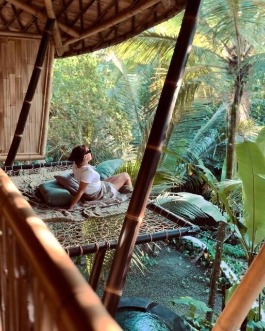 Villa Eco Bamboo Island Bali - Bamboo House #4 Selat Esterno foto