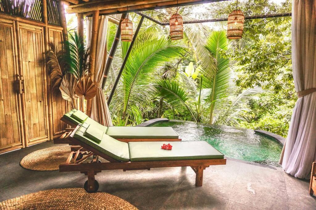 Villa Eco Bamboo Island Bali - Bamboo House #4 Selat Esterno foto