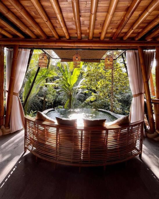 Villa Eco Bamboo Island Bali - Bamboo House #4 Selat Esterno foto