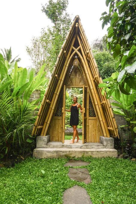 Villa Eco Bamboo Island Bali - Bamboo House #4 Selat Esterno foto