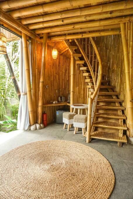 Villa Eco Bamboo Island Bali - Bamboo House #4 Selat Esterno foto