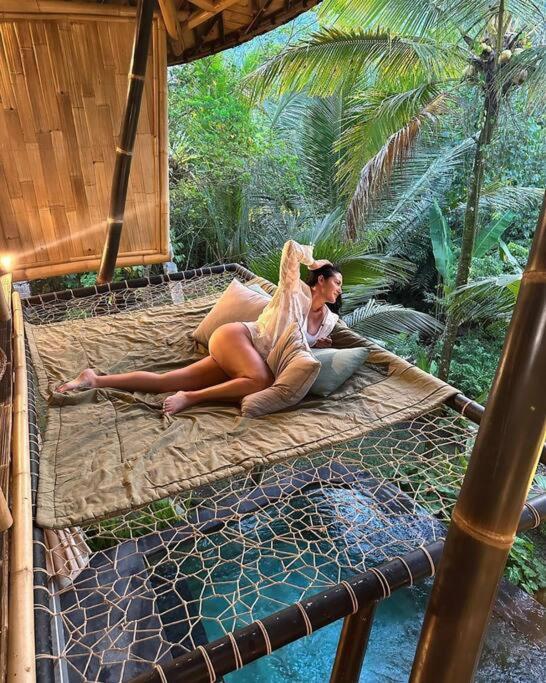 Villa Eco Bamboo Island Bali - Bamboo House #4 Selat Esterno foto