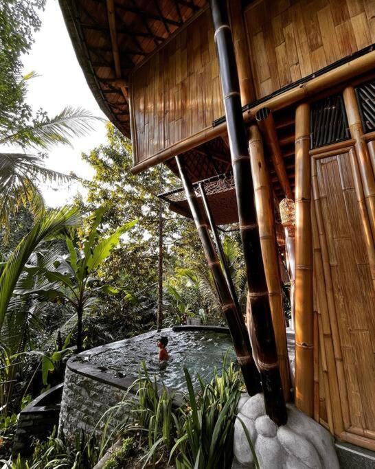 Villa Eco Bamboo Island Bali - Bamboo House #4 Selat Esterno foto