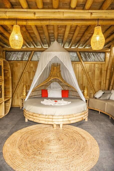 Villa Eco Bamboo Island Bali - Bamboo House #4 Selat Esterno foto