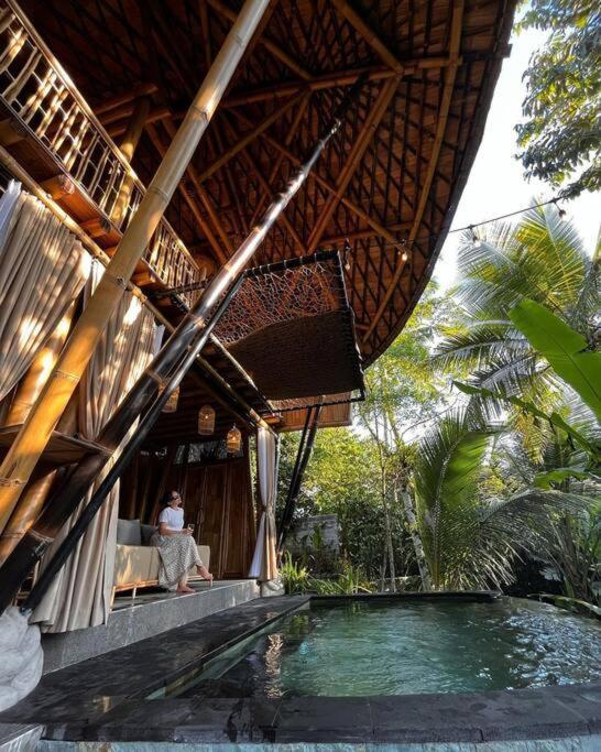 Villa Eco Bamboo Island Bali - Bamboo House #4 Selat Esterno foto
