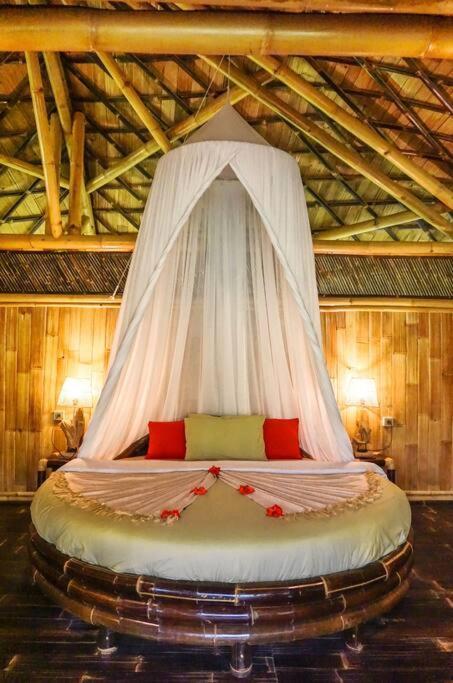 Villa Eco Bamboo Island Bali - Bamboo House #4 Selat Esterno foto