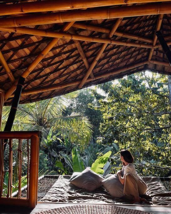 Villa Eco Bamboo Island Bali - Bamboo House #4 Selat Esterno foto